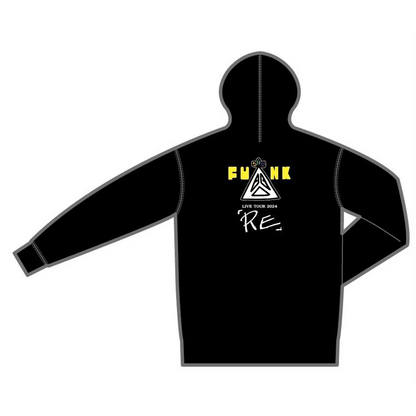オーバーサイズパーカー モコモコ刺繍ロゴ 黒 【RE】LIVE TOUR 2024
