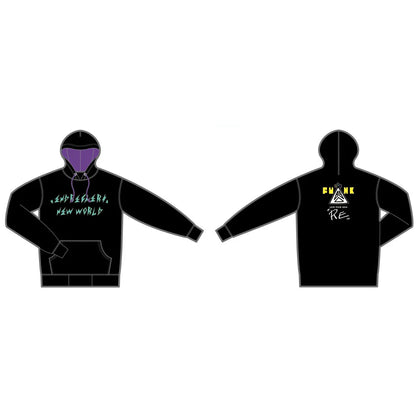 オーバーサイズパーカー モコモコ刺繍ロゴ 黒 【RE】LIVE TOUR 2024